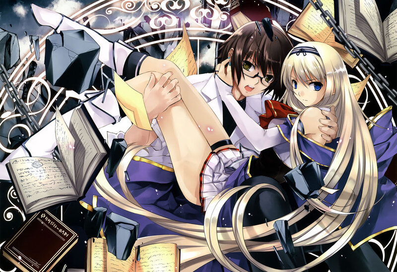 Two Anime Girls in Chaos