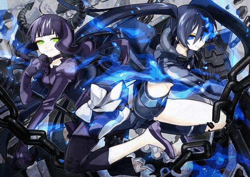 Two Anime Girls in Combat — Blue
