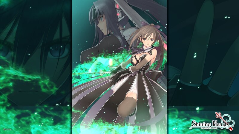 Two Anime Girls in Combat — Green