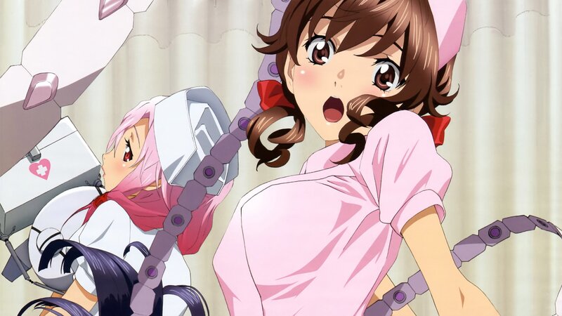 Two Anime Girls in Combat — Pink, Dramatic