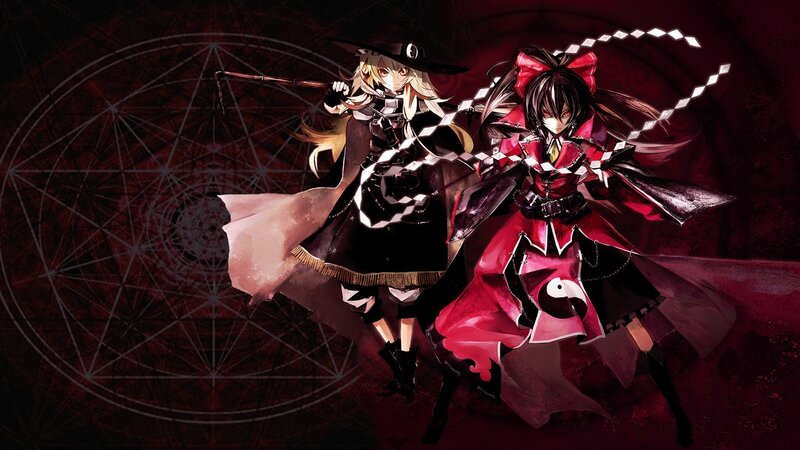 Two Anime Girls in Combat — Red