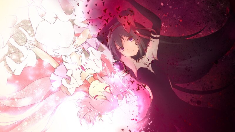 Two Anime Girls in Conflict — Pink