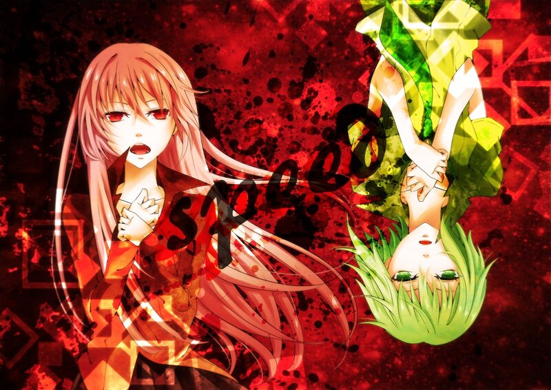 Two Anime Girls in Conflict — Red