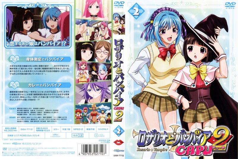 Two Anime Girls in Costumes — Blue, Playful, School Uniforms