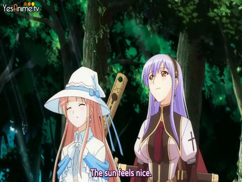 Two Anime Girls in Forest