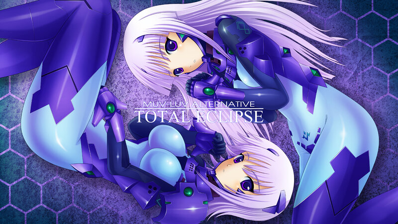 Two Anime Girls in Mechs — Purple