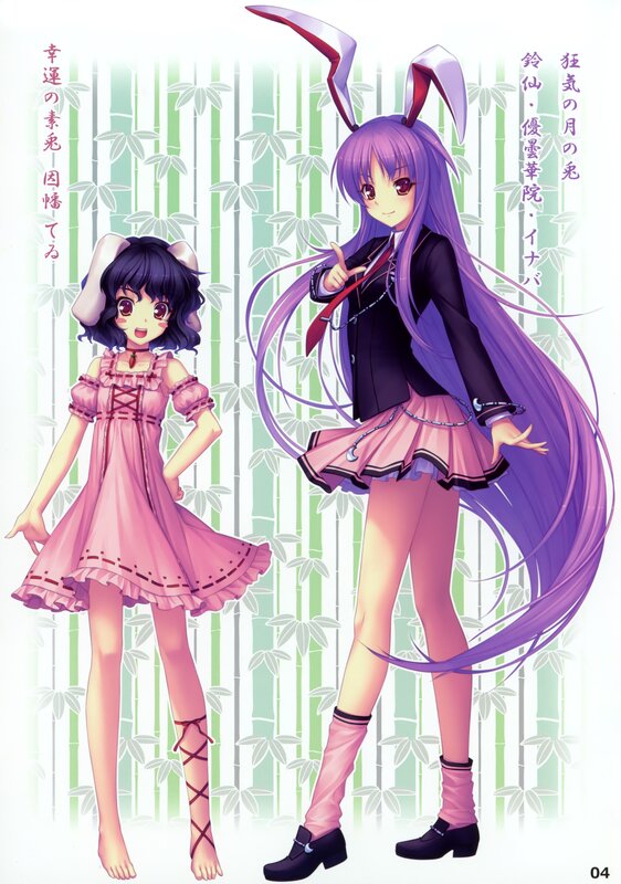 Two anime girls in pink outfits