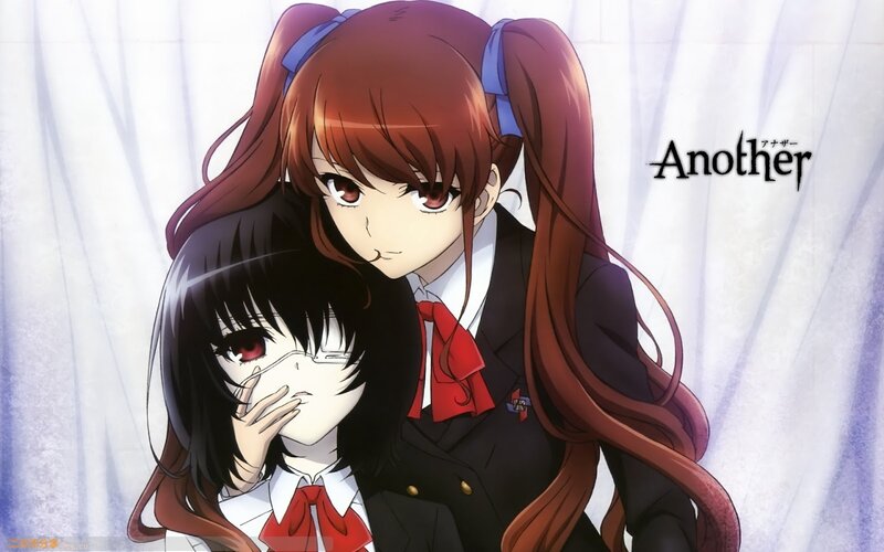 Two Anime Girls in School Uniforms — White, Dramatic, School Uniform