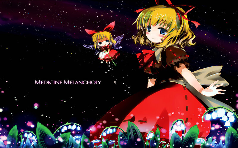 Two Anime Girls in Space — Black