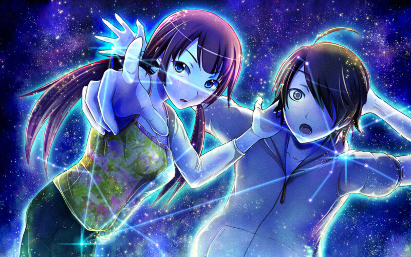 Two Anime Girls in Space — Blue, Dramatic