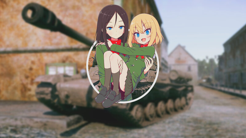 Two Anime Girls in Tank