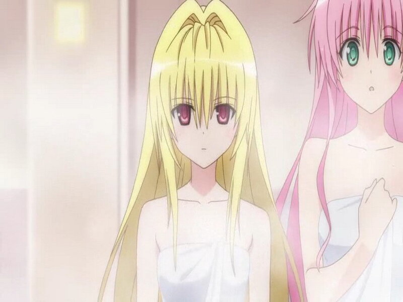 Two Anime Girls in Towels