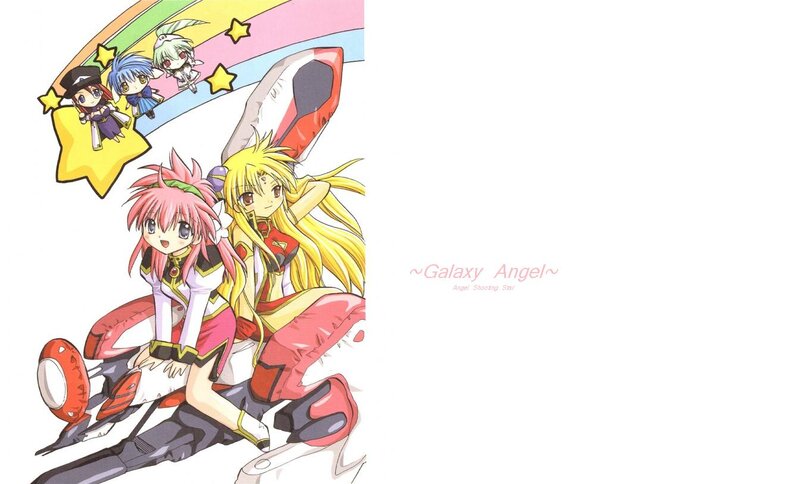 Two Anime Girls on a Mech