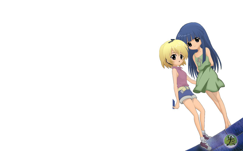 two anime girls on a ramp