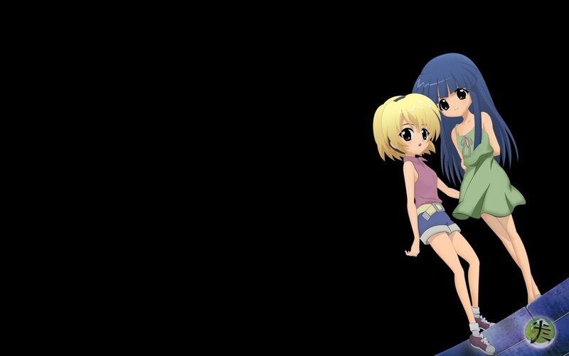 two anime girls on a ramp