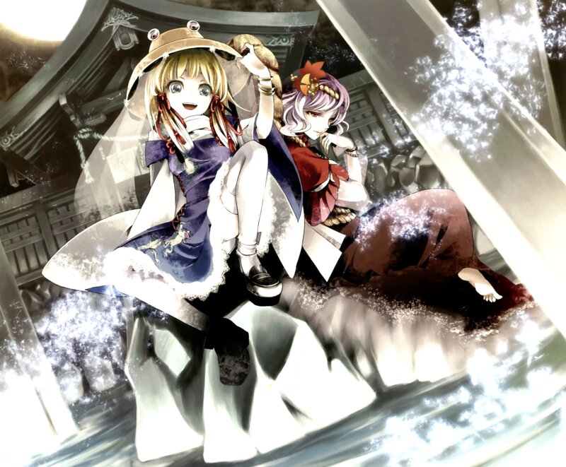 Two Anime Girls on a Roof
