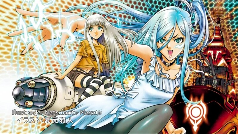 Two Anime Girls on a Ship — Blue