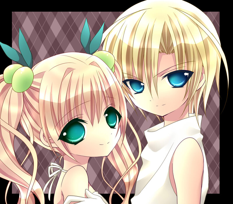 Two Anime Girls — Pink, Calm, Blonde Hair