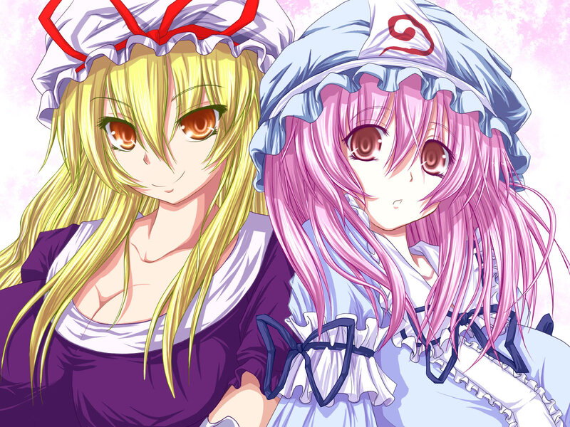 Two Anime Girls — Pink, Calm