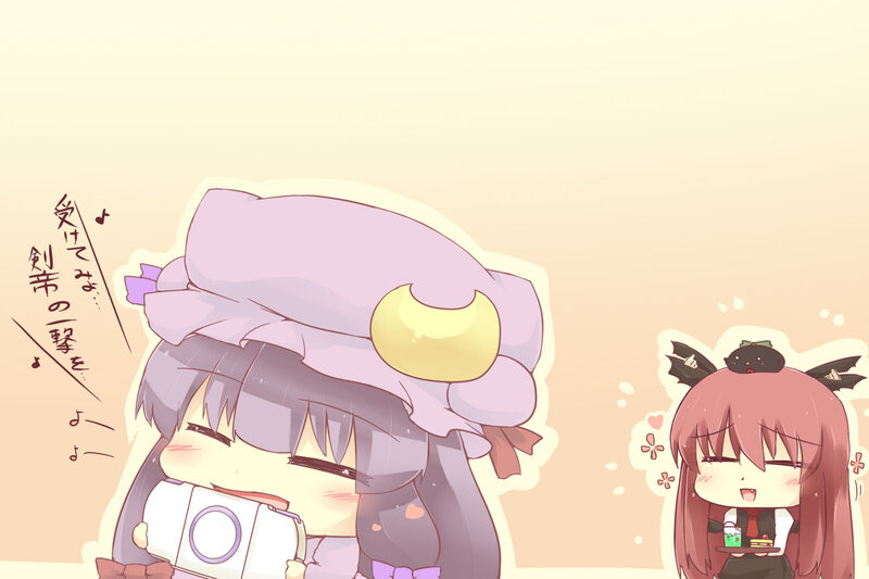 Two Anime Girls — Pink, Cheerful, Camera