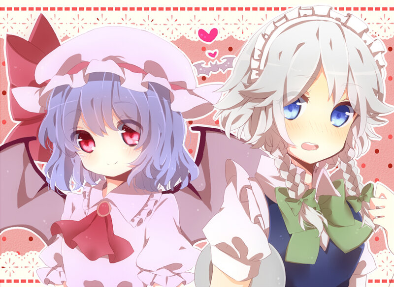 Two Anime Girls — Pink, Cute