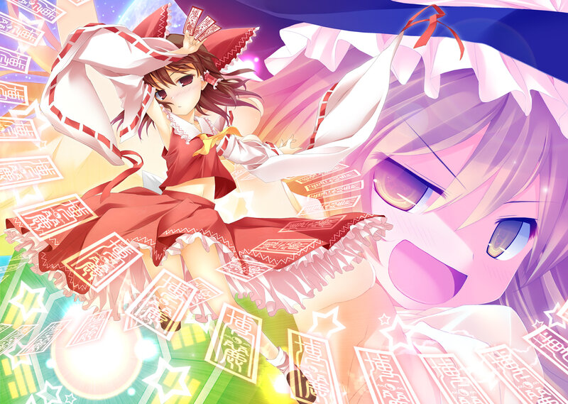 Two Anime Girls — Pink, Energetic