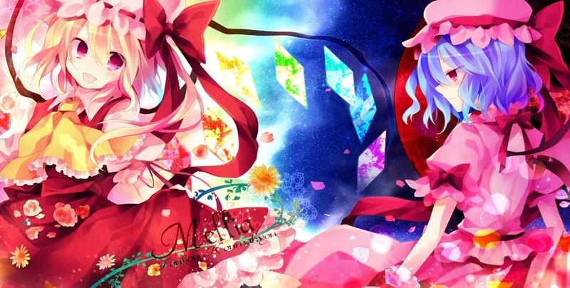 Two Anime Girls — Pink, Fantastical