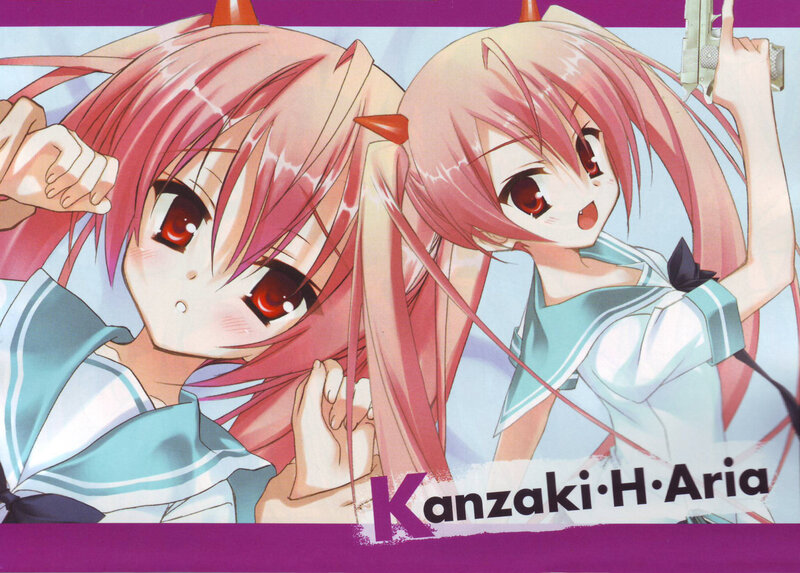 Two Anime Girls — Pink, Playful, Sailor Uniforms
