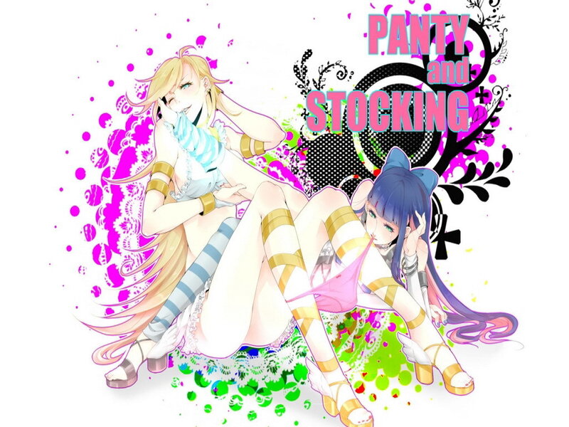 Two Anime Girls — Pink, Playful, Text