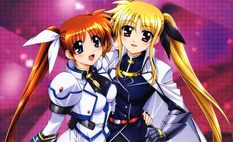 Two Anime Girls — Pink