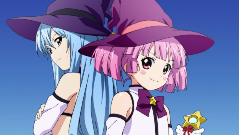 Two Anime Girls — Purple, Calm, Afternoon, Witch Hats