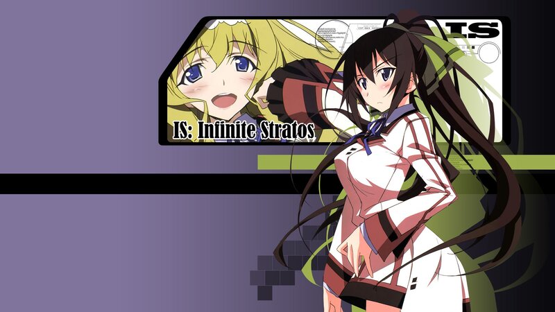 Two Anime Girls — Purple, Dramatic, Anime Girl