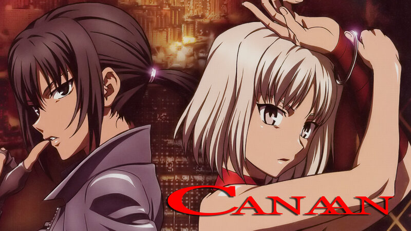 Two Anime Girls — Red, Dramatic, Night, Cityscape