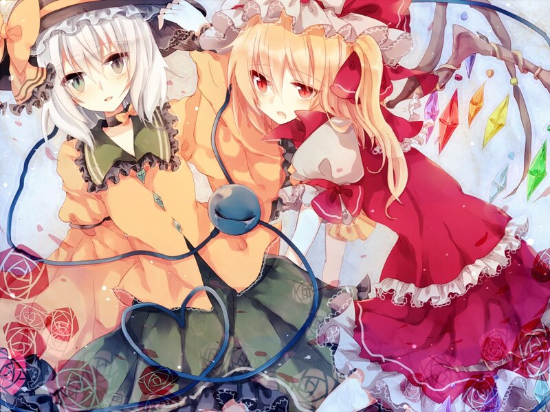 Two Anime Girls — Red, Dreamy, Dolls