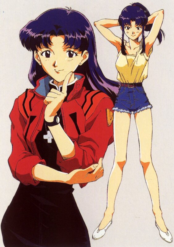 Two Anime Girls — Red, Neutral