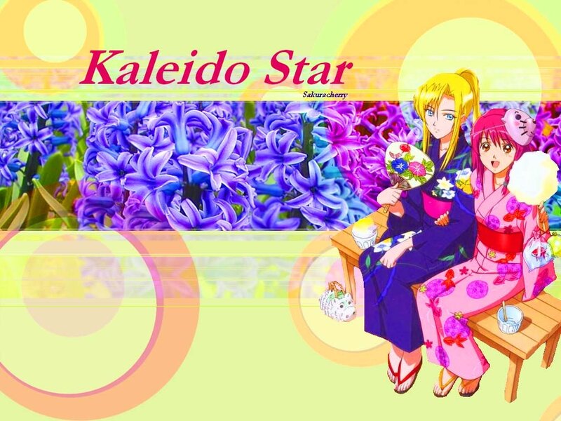 Two Anime Girls Sitting — Purple, Cheerful, Spring