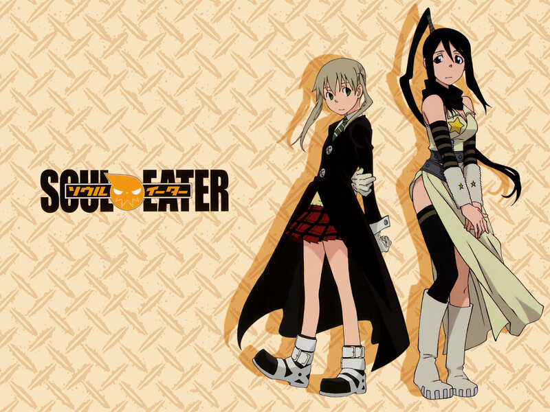 Two Anime Girls Standing — Beige, Neutral