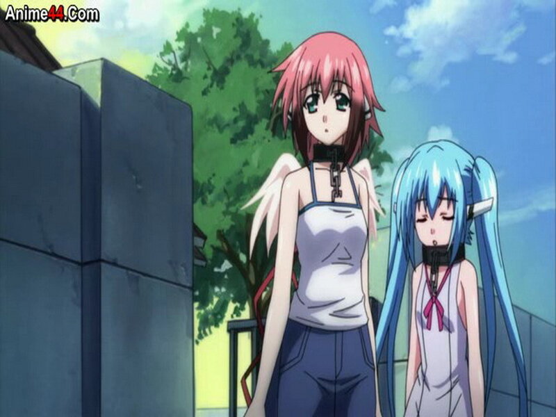 Two Anime Girls Standing — Pink, Calm