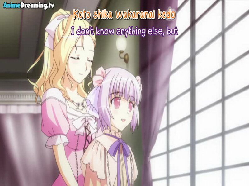 Two Anime Girls Standing — Pink