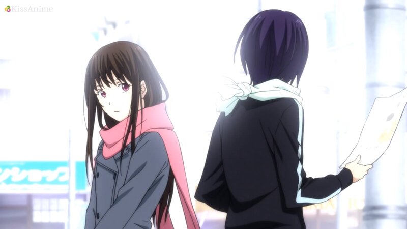 Two Anime Girls Standing — White, Calm