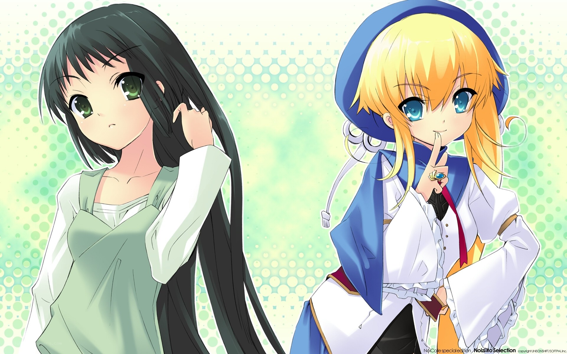 two anime girls together