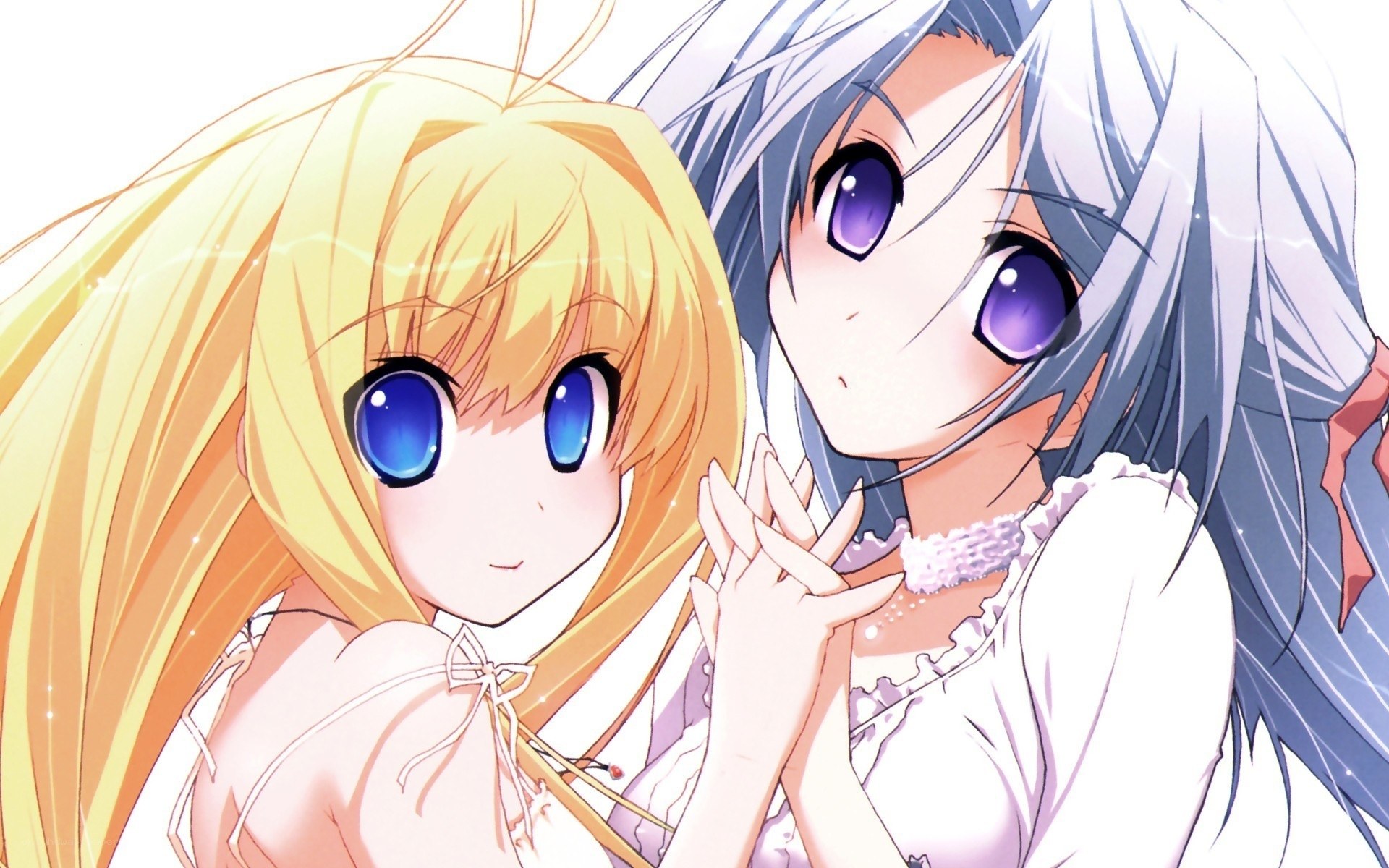 two anime girls together