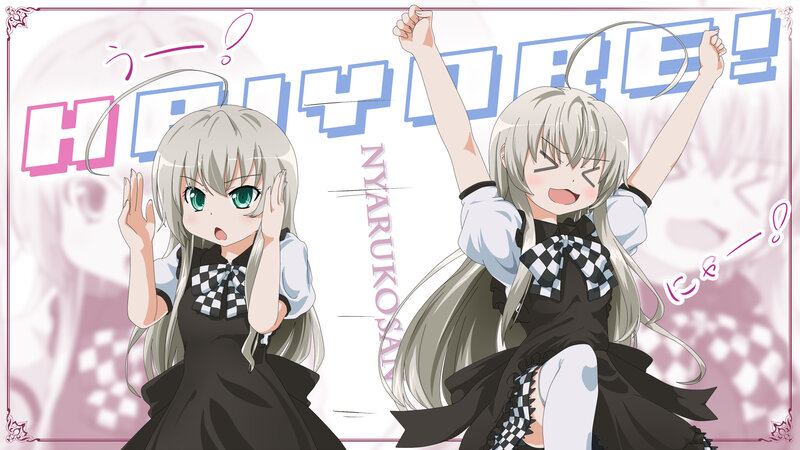 Two Anime Girls — White, Energetic, Dress
