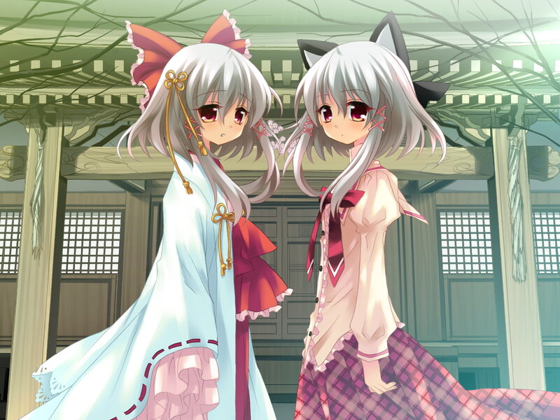 Two anime girls with cat ears