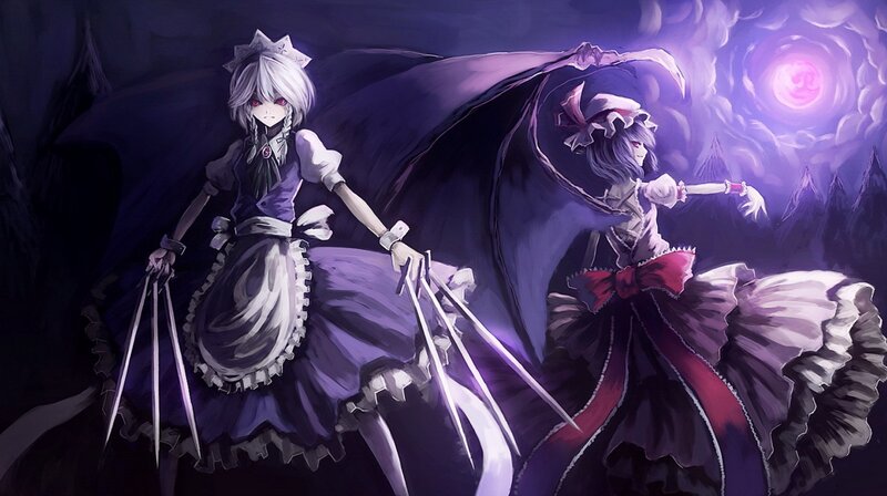 Two Anime Girls with Claws