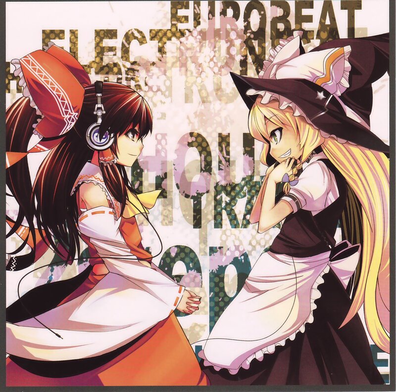 two anime girls with headphones