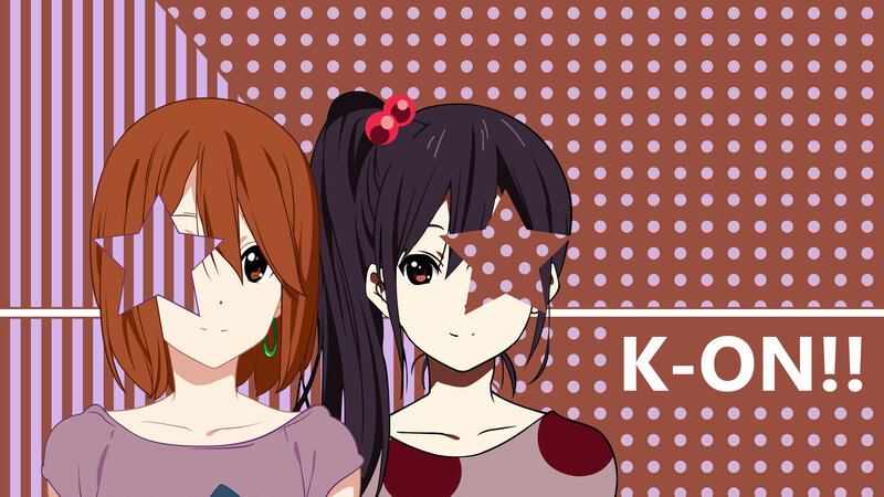 two anime girls with star eyes