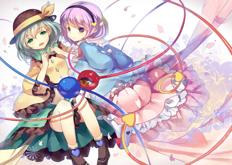 Two Anime Girls with Strings