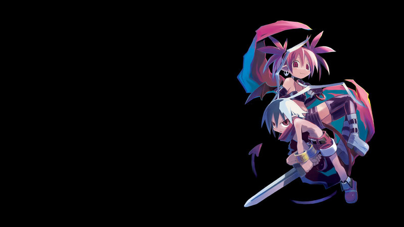 two anime girls with swords