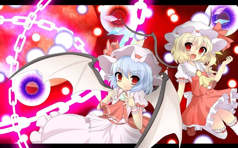 two anime girls with wings